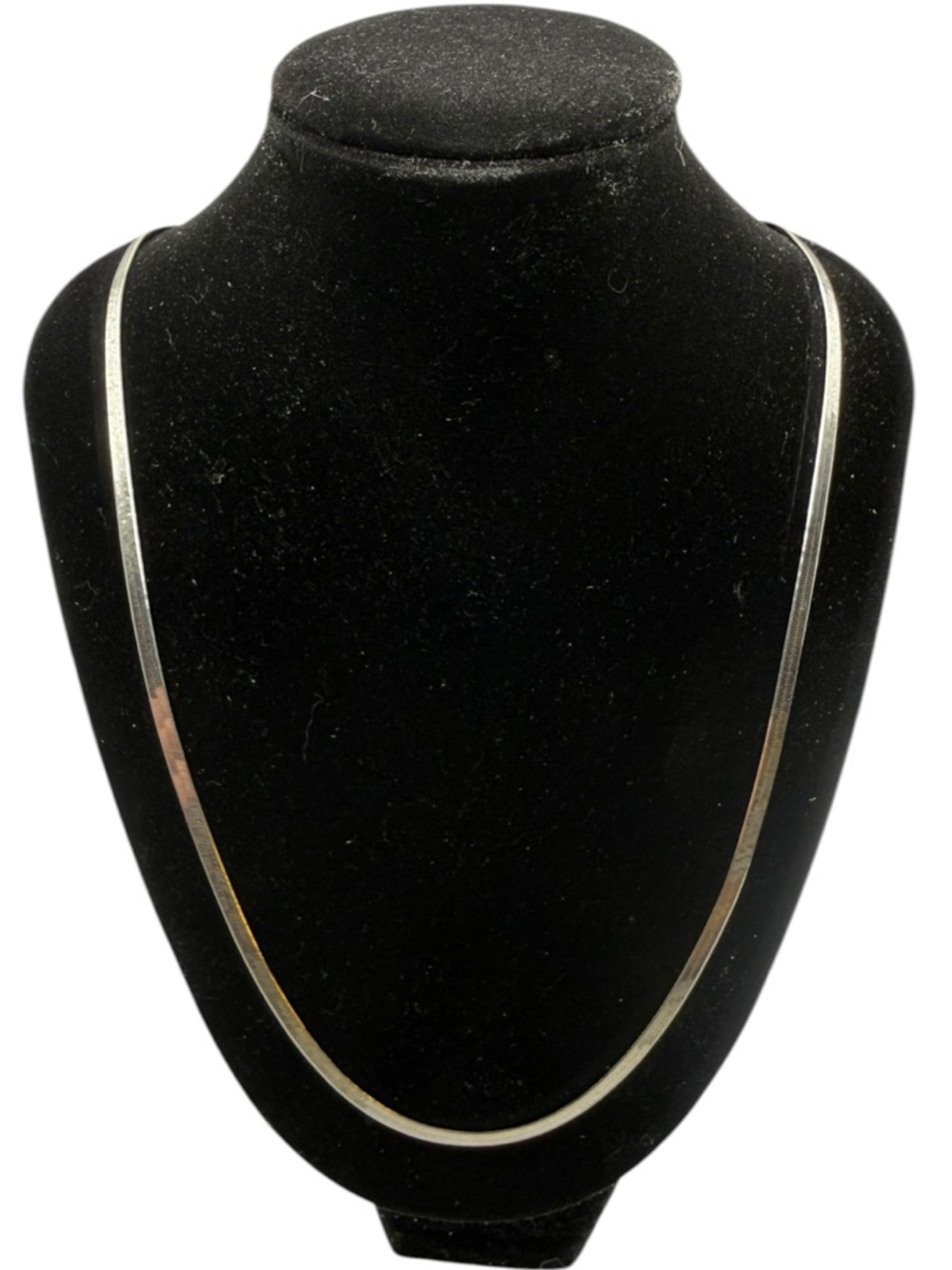 20” Sterling Silver Flat Herringbone Necklace